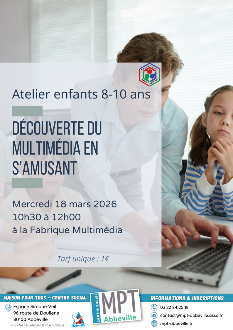 Découvert du multimédia en s'amusant