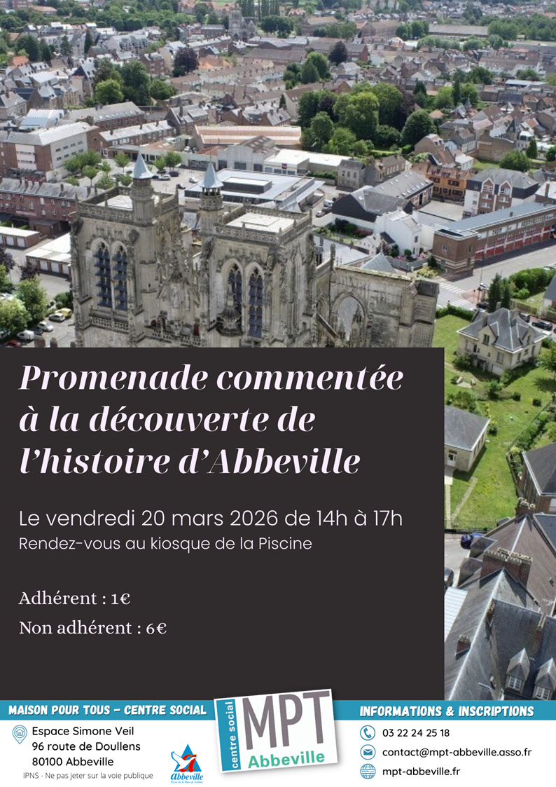 Promenade commentée à la découvert de l'histoire d'Abbeville