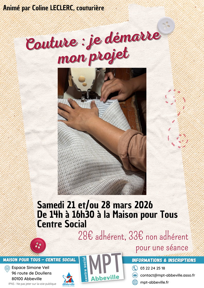 Couture : je démarre mon projet