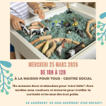 Atelier bébé : éveil des sens