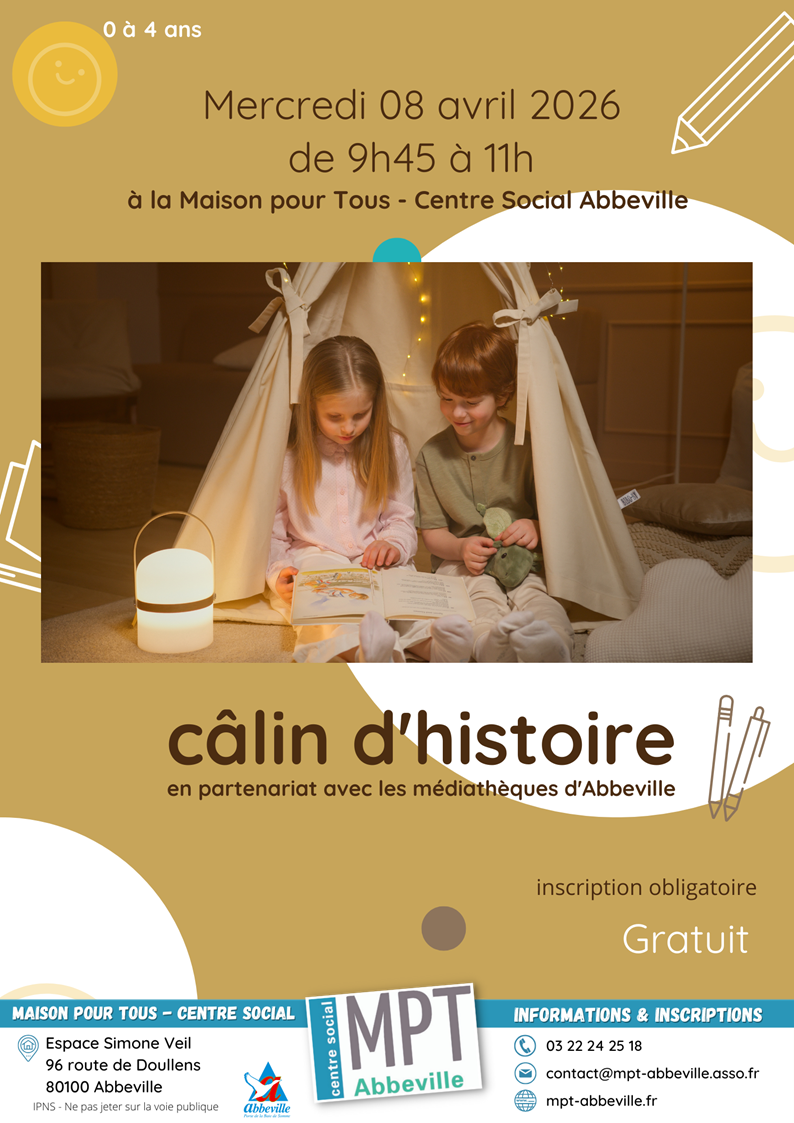 Parents enfants : câlin d'histoire