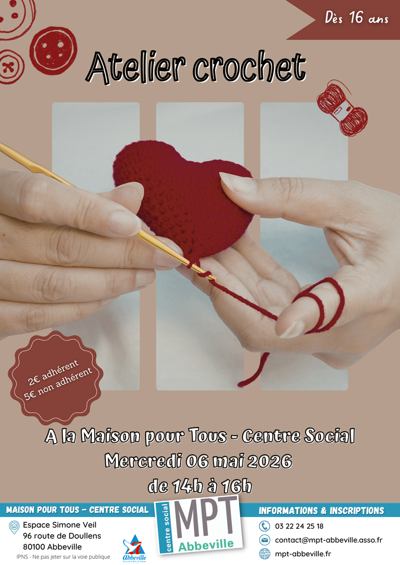 Atelier savoir-faire : crochet