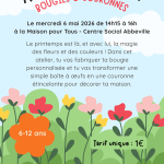 Atelier de printemps : bougies et couronnes