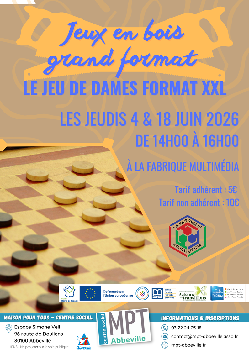 Jeux en bois grand format