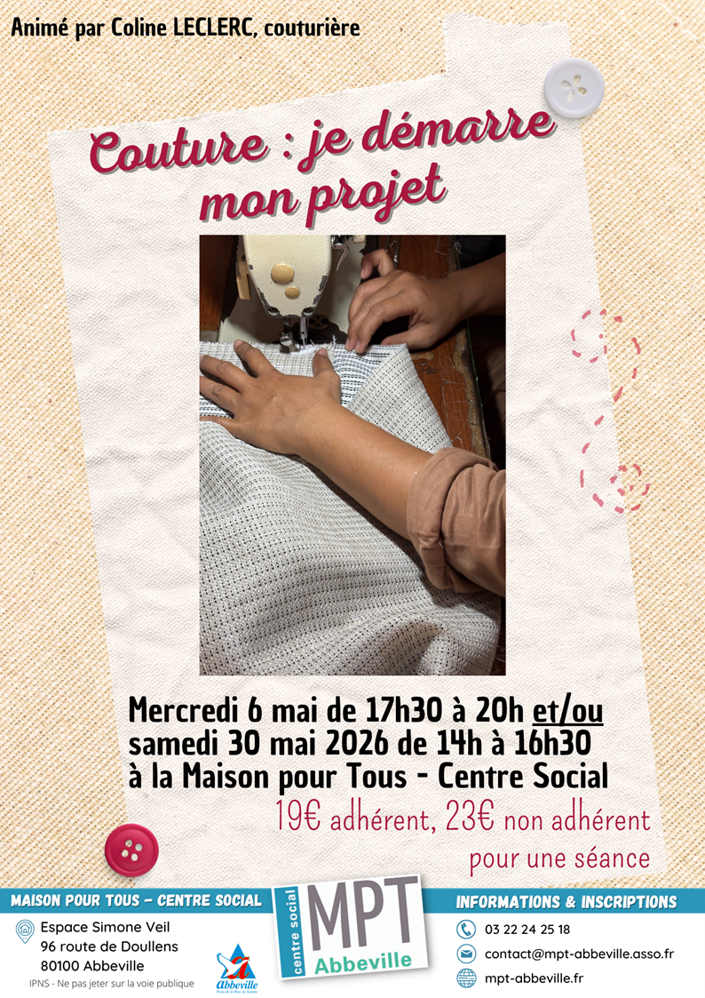 Couture : je démarre mon projet