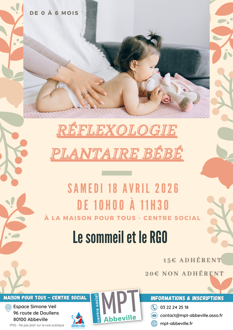 Réflexologie plantaire bébé : le sommeil et le RGO