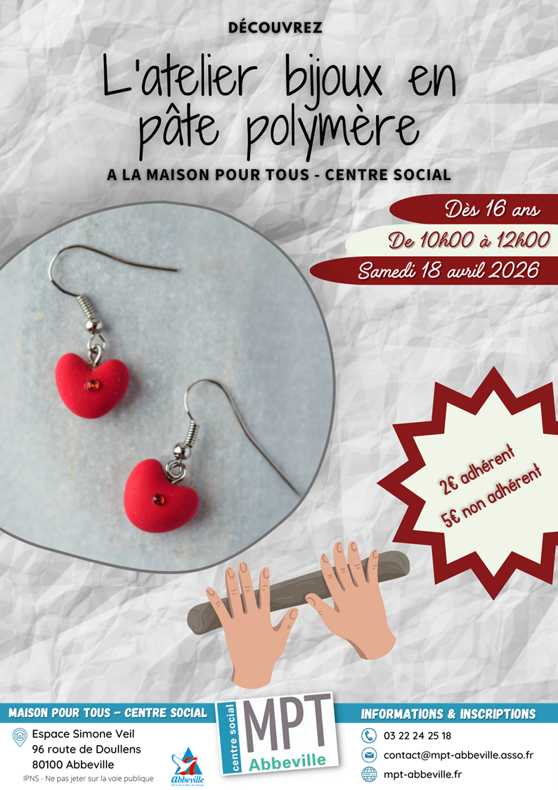 Création de bijoux en pâte polymère