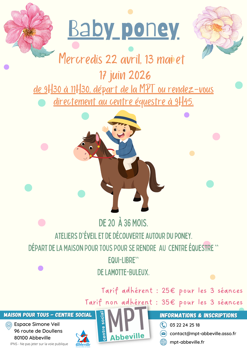 Parents enfants : Baby poney