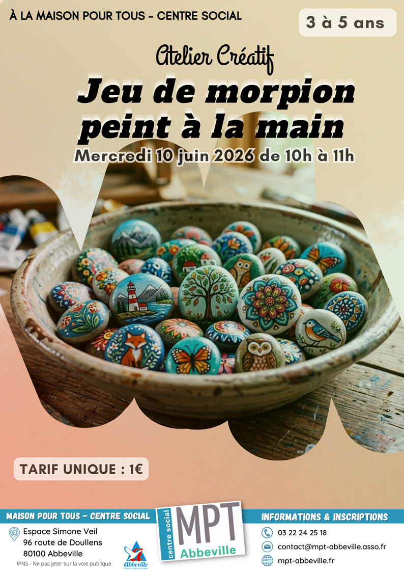 Atelier créatif : jeu de morpion peint à la main