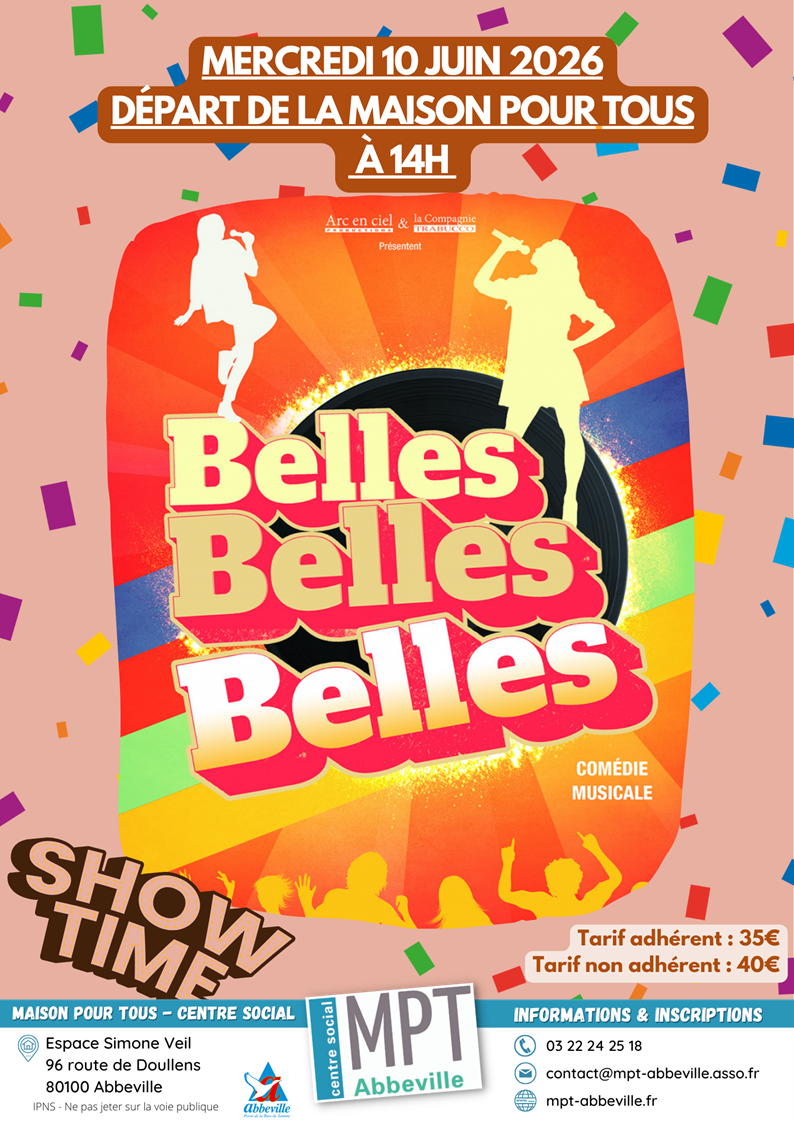 Comédie musicale "Belles, Belles, Belles" de Trabucco