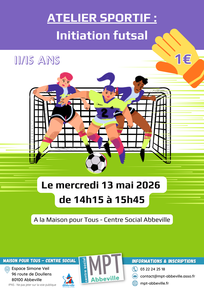 Atelier sportif : initiation au futsal