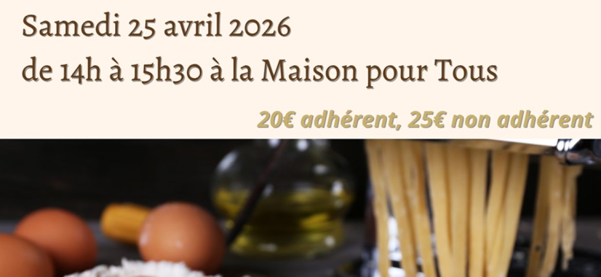 15-Cuisine italienne - fabrication de pâtes fraiches