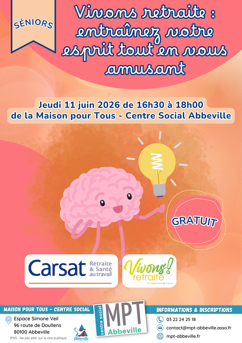 Vivons retraite : entraînez votre esprit tout en vous amusant