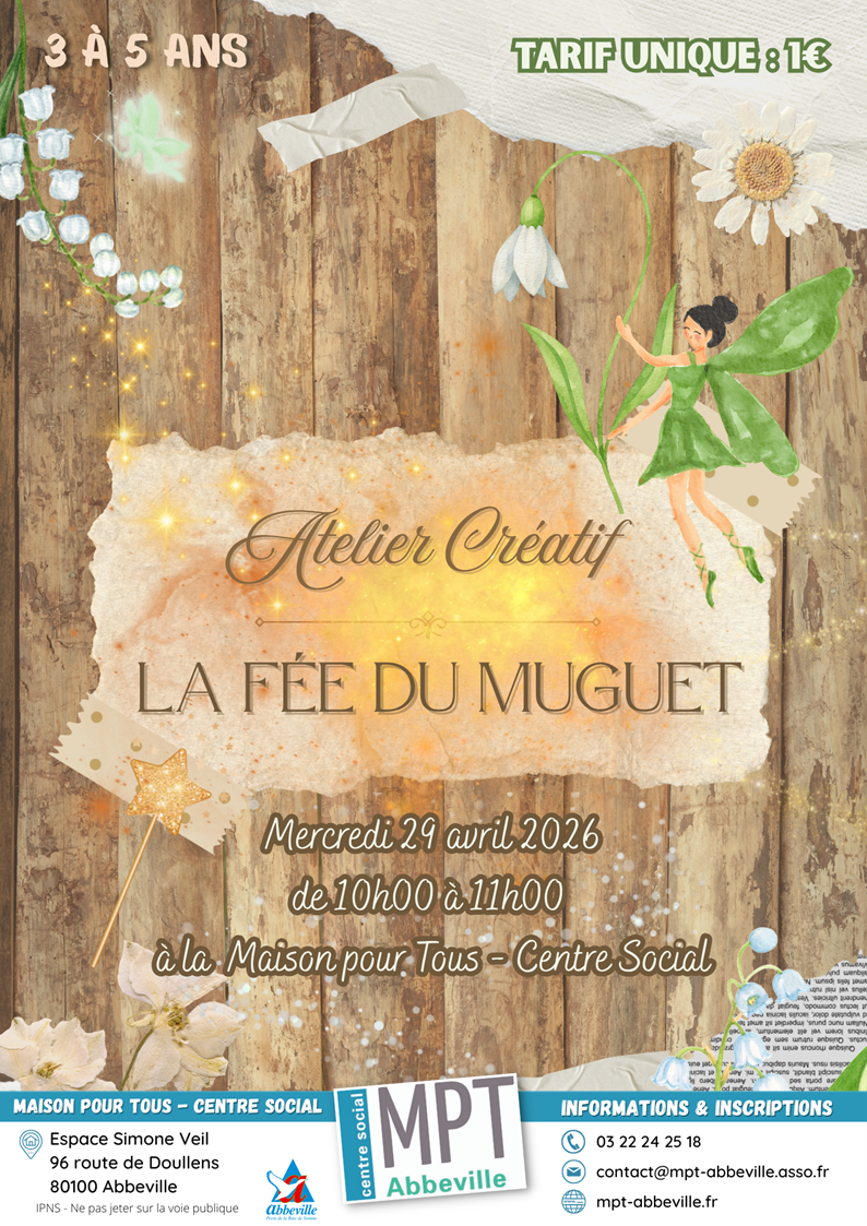 Atelier créatif : la fée du muguet
