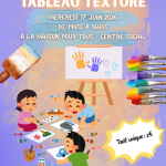 Atelier créatif : tableau texturé