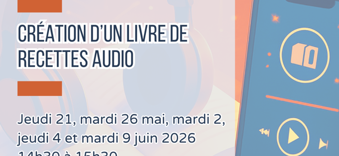 24-Stage multimédia - création d'un livre de recettes audio
