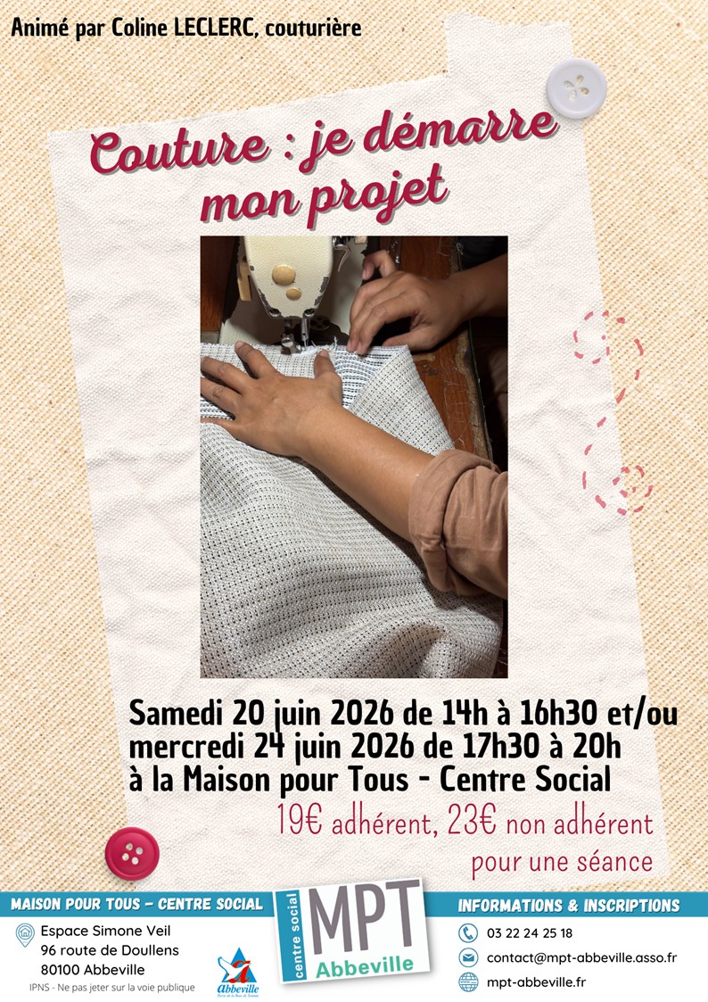 Couture : je démarre mon projet