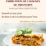 Cuisine italienne : fabrication de lasagnes de printemps