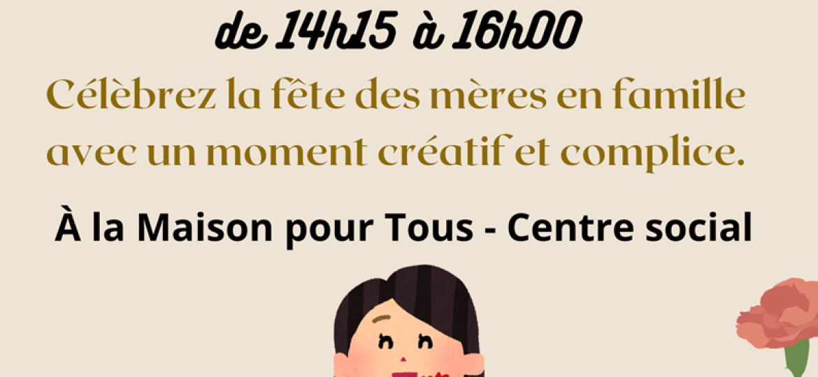 30-Atelier créatif pour la fête des mères
