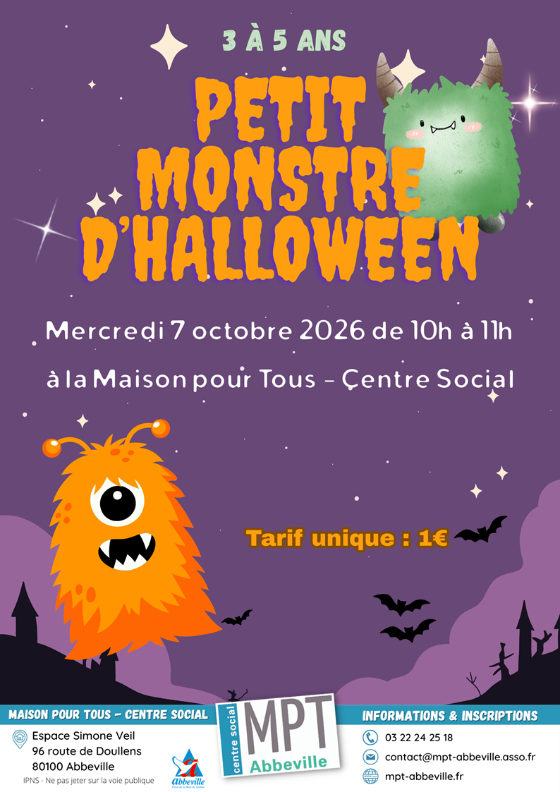 Petit monstre d'Halloween