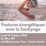 Postures énergétiques avec le sankyogo