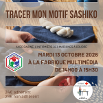 Tracer mon motif en Sashiko