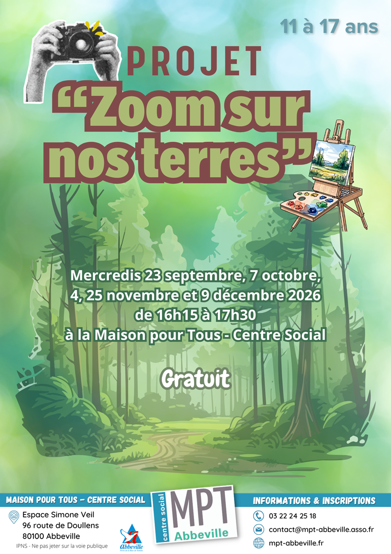 Projet "Zoom sur nos terres"