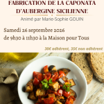 Cuisine italienne : fabrication de la caponata d'aubergine sicilienne