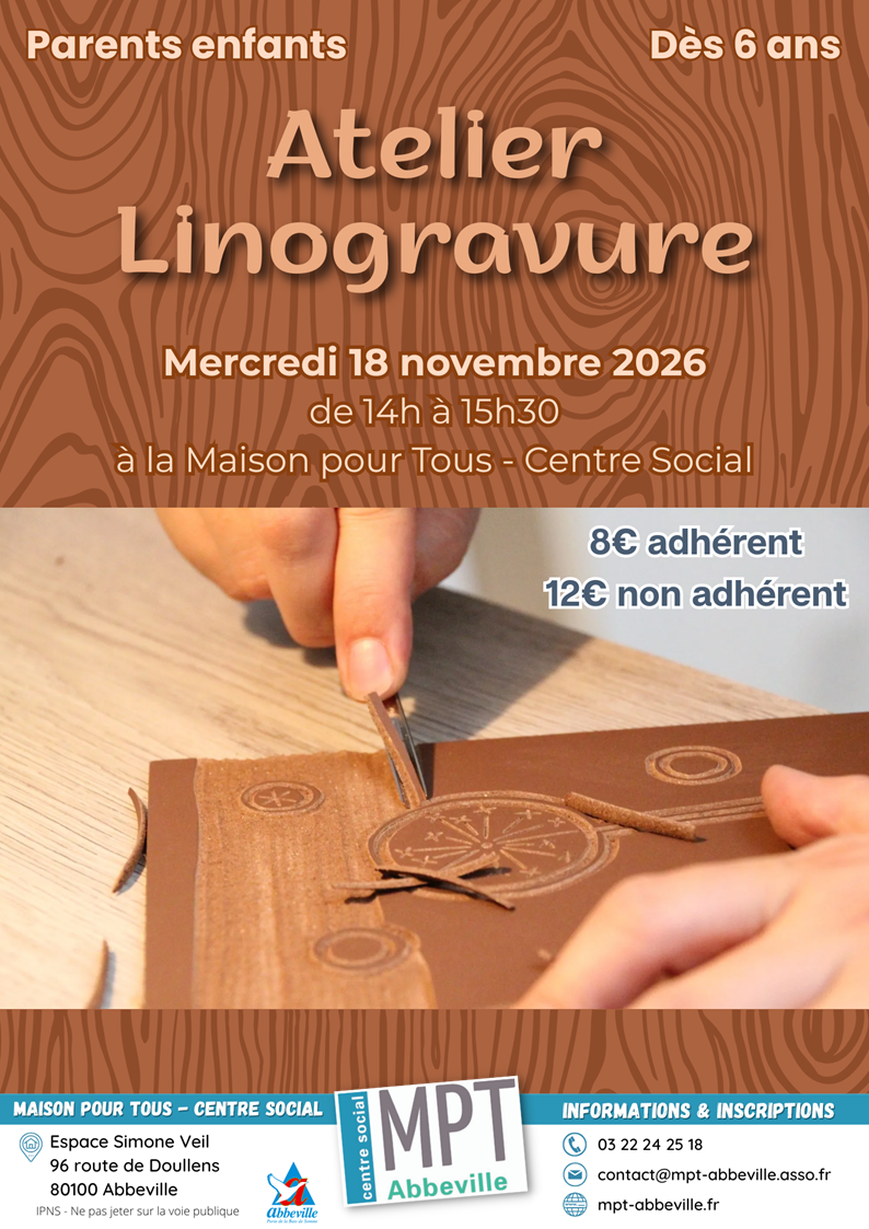 Atelier linogravure