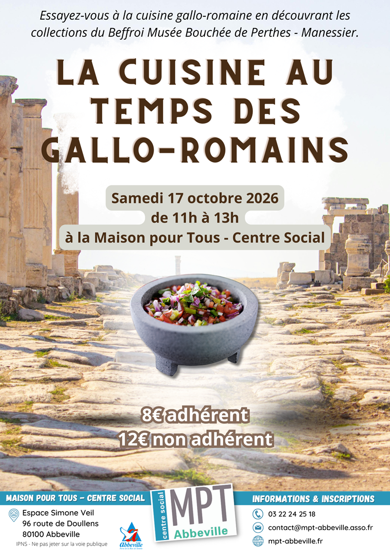 La cuisine au temps des Gallo-romains