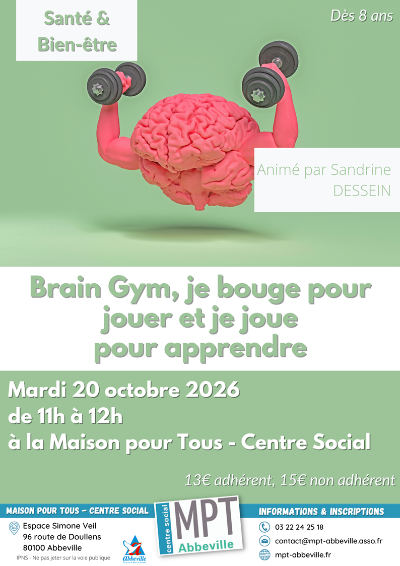 Brain Gym, je bouge pour jouer et je joue pour apprendre
